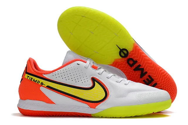 Nike brun noir métallique rose-or supérieur contre-talon chaussures de football intérieur 6