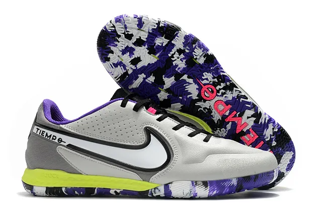 Nike brun noir métallique rose-or supérieur contre-talon chaussures de football intérieur 12