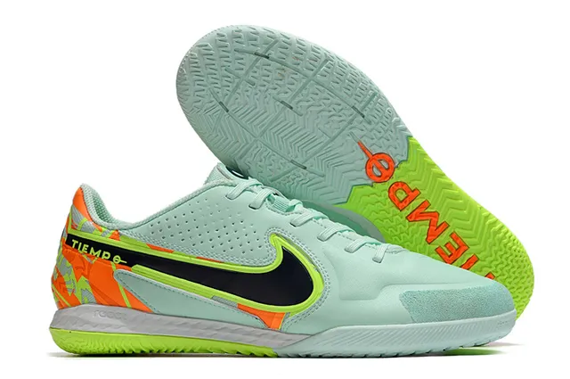 Nike brun noir métallique rose-or supérieur contre-talon chaussures de football intérieur 16