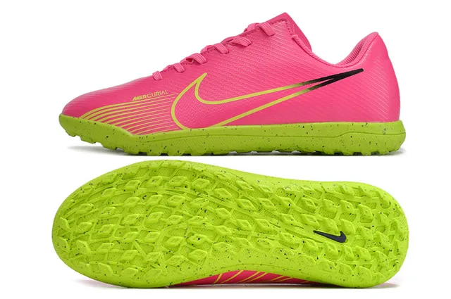 Nike borgonha roxo sapato low-top sintético impressão geométrica superior grama sapatos de futebol 14