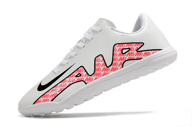 Nike borgonha roxo sapato low-top sintético impressão geométrica superior grama sapatos de futebol 24