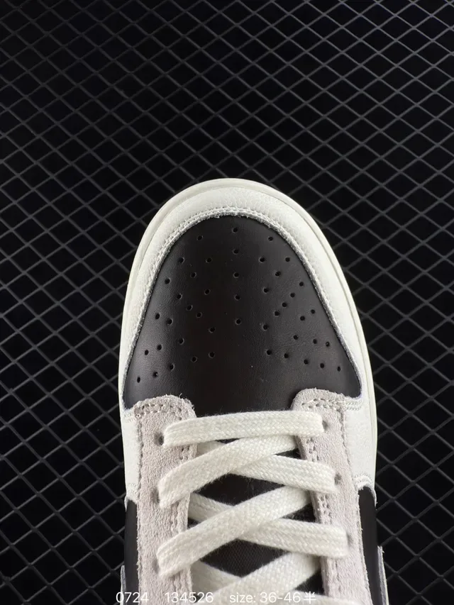 Nike Dunk Low Black and Cream Lifestyle Sneakers 3