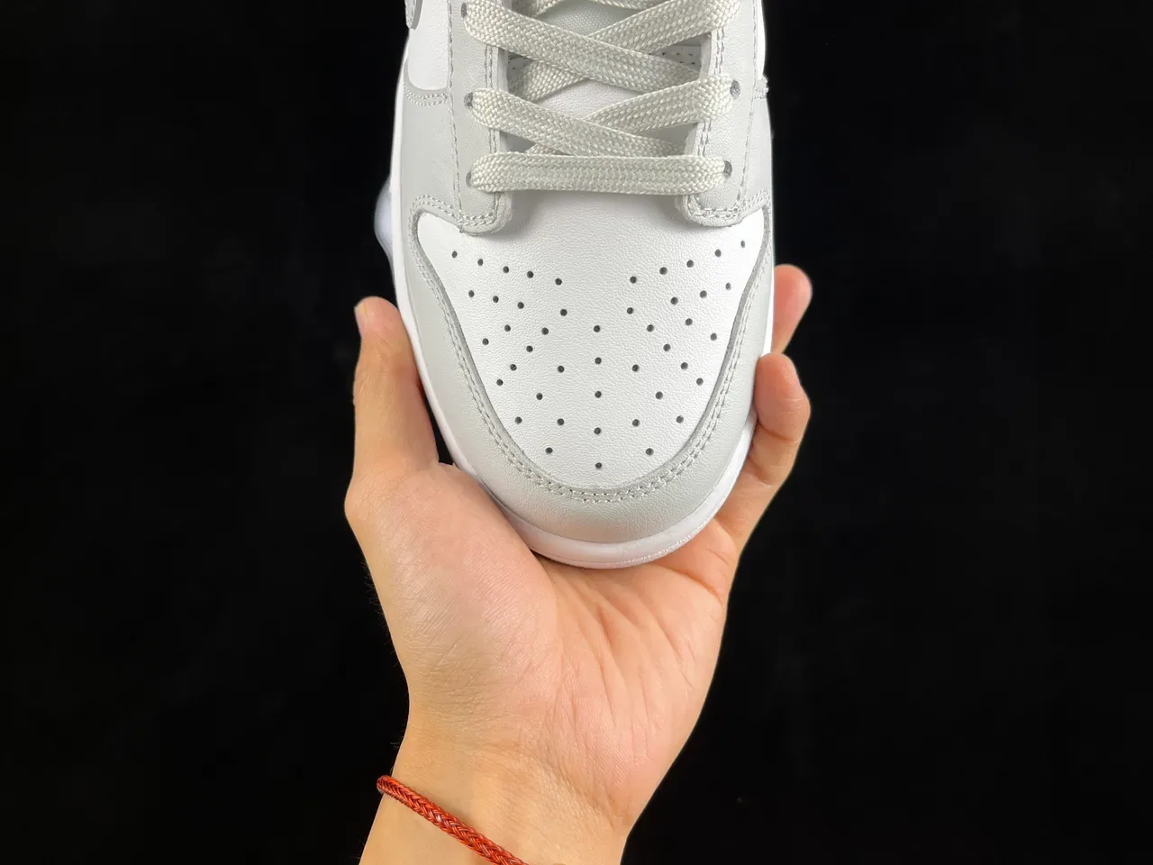Nike Dunk Low Light Gray White Lifestyle Sneakers 8
