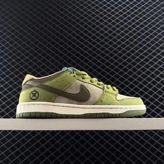 Nike Dunk Low जैतून हरा बेज स्केटबोर्ड जूते