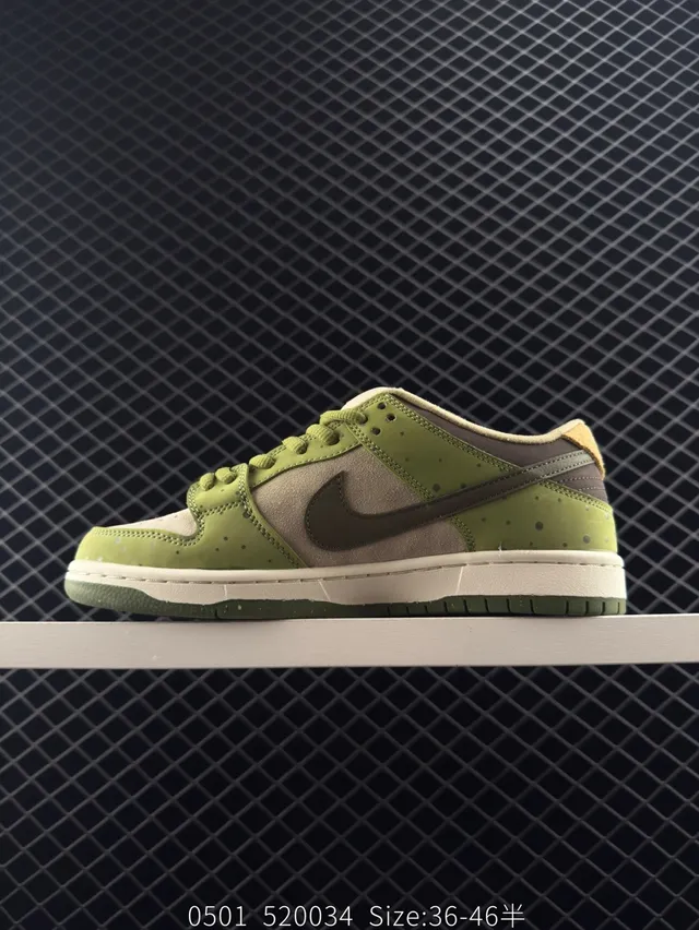Nike Dunk Low Vert Olive Beige Chaussures de Skateboard 5