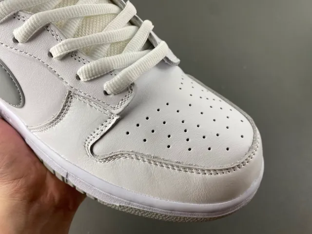 Nike Dunk Low Supreme '94 White Gray Lifestyle Sneakers 2