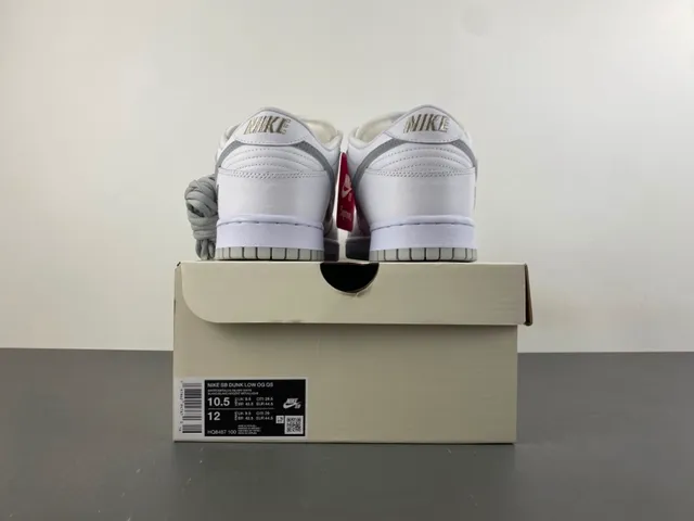 Nike Dunk Low Supreme '94 White Gray Lifestyle Sneakers 17