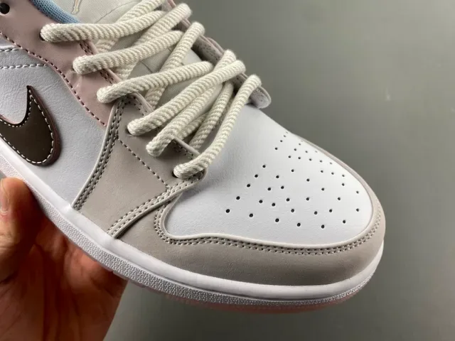 Nike Dunk Low Branco Marrom Cinza Tênis Lifestyle 2