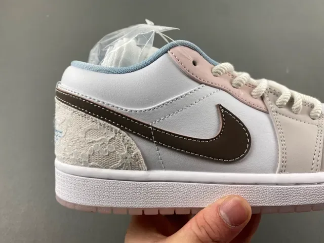 Nike Dunk Low Branco Marrom Cinza Tênis Lifestyle 3