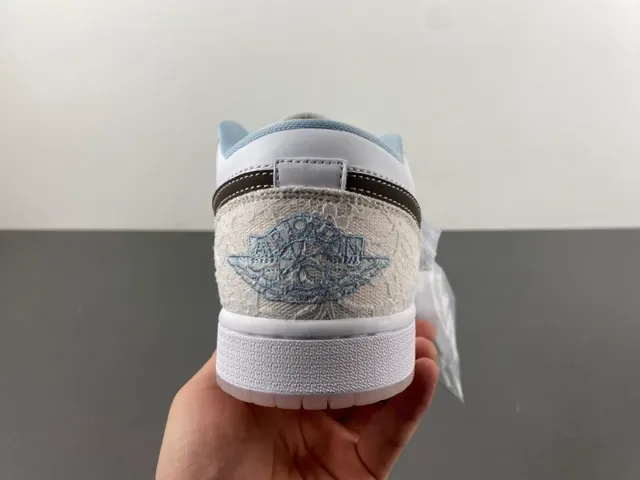 Nike Dunk Low Branco Marrom Cinza Tênis Lifestyle 4