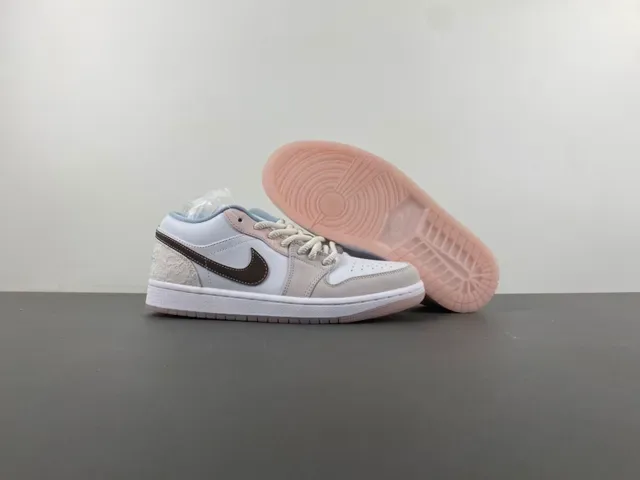 Nike Dunk Low Branco Marrom Cinza Tênis Lifestyle 12