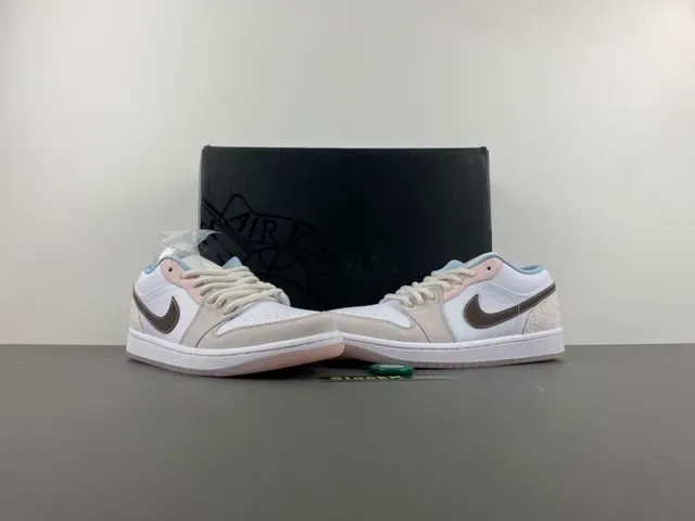 Nike Dunk Low Branco Marrom Cinza Tênis Lifestyle 13