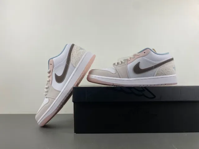 Nike Dunk Low Branco Marrom Cinza Tênis Lifestyle 14