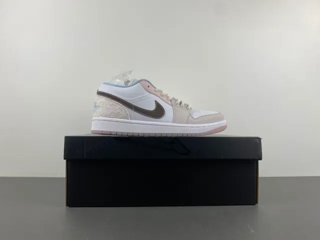 Nike Dunk Low Branco Marrom Cinza Tênis Lifestyle 15