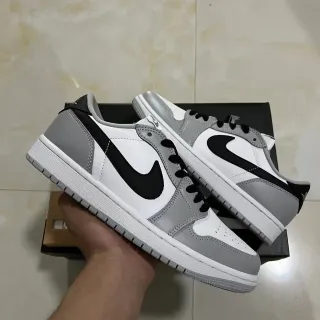 Nike Dunk Low সাদা ধূসর কালো লাইফস্টাইল স্নিকার