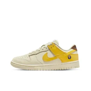 Nike Dunk Low Yellow and Cream Lifestyle Sneakers