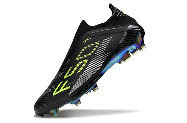 نيكي F50 x أسود و نيون لايم Firm-Ground أحذية كرة القدم 3