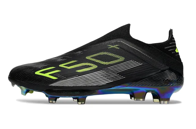 نيكي F50 x أسود و نيون لايم Firm-Ground أحذية كرة القدم 7