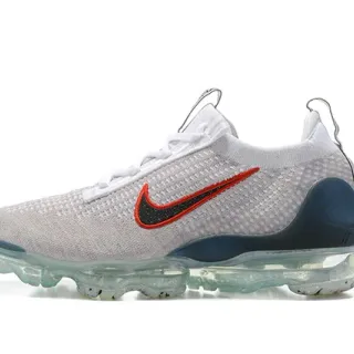 Nike Gray Blue Knit Upper Visible Air Cushioning Lifestyle Sneakers