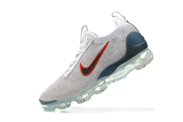 Nike Gray Blue Knit Upper Visible Air Cushioning Lifestyle Sneakers 12