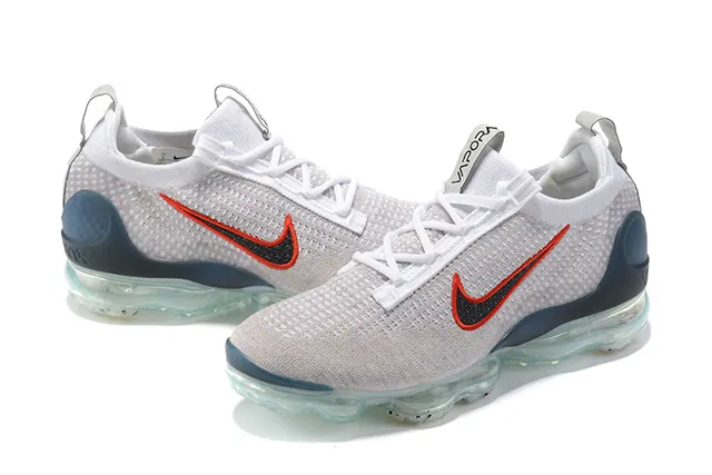 Nike Gray Blue Knit Upper Visible Air Cushioning Lifestyle Sneakers 13