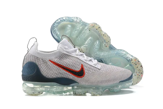 Nike Gray Blue Knit Upper Visible Air Cushioning Lifestyle Sneakers 14