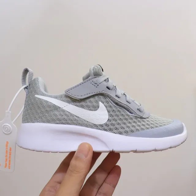 Nike Gray Blue Mesh Upper Synthetic Overlays Lifestyle Sneakers 5
