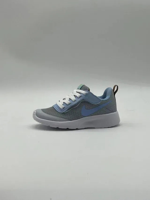 Nike Gray Blue Mesh Upper Synthetic Overlays Lifestyle Sneakers 11