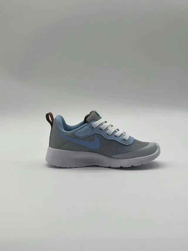 Nike Gray Blue Mesh Upper Synthetic Overlays Lifestyle Sneakers 13