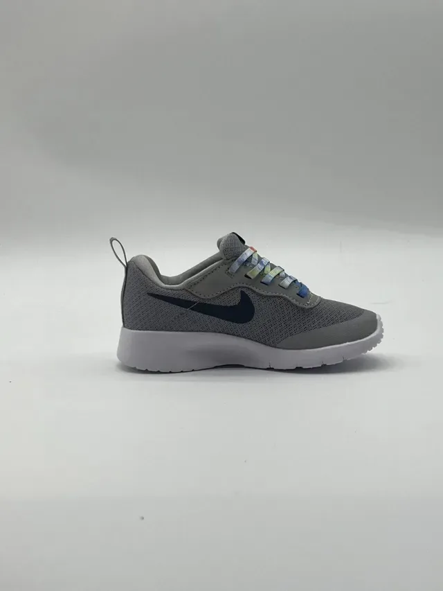 Nike Gray Blue Mesh Upper Synthetic Overlays Lifestyle Sneakers 21
