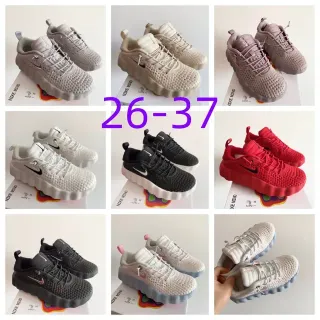 Nike 灰白镂空针织鞋面雕塑波浪中底生活方式运动鞋
