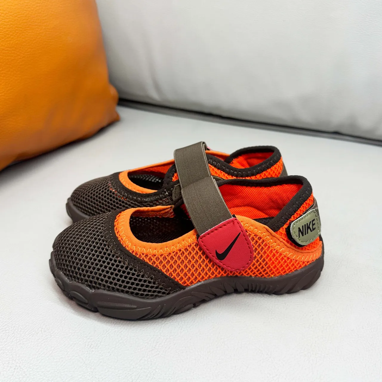 Nike Verde Preto Malha Superior Tirante Velcro Único Mary Jane Sapatos 9