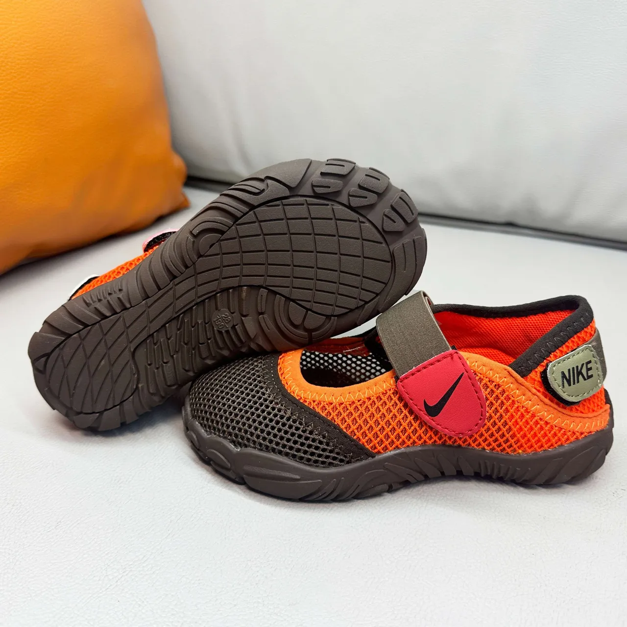 Nike Verde Preto Malha Superior Tirante Velcro Único Mary Jane Sapatos 10