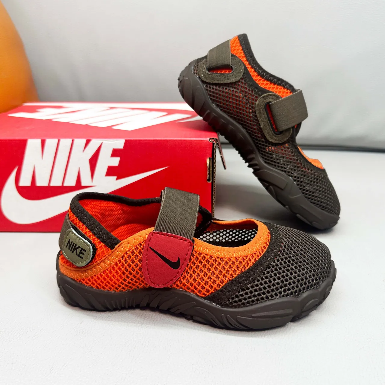 Nike Verde Preto Malha Superior Tirante Velcro Único Mary Jane Sapatos 15