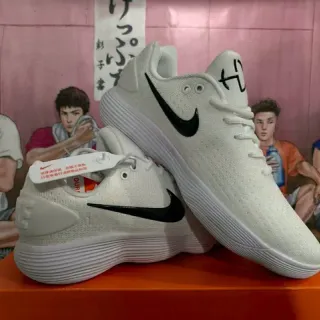 Nike Hyperdunk White Black Low-Top Silhouette Knit Upper Basketball Shoes