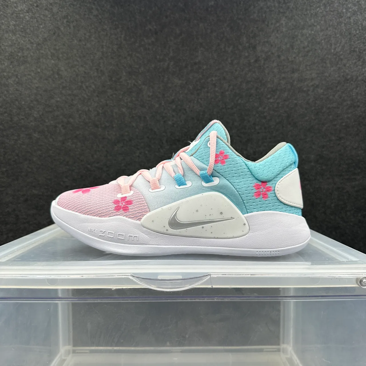 Nike Hyperdunk X Low Pink Blue Floral Basketball Shoes 2