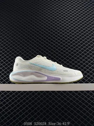 Nike Journey Run Off-White Light Blue Lavender Running Shoes 2