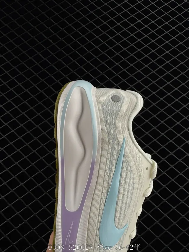 Nike Journey Run Off-White Light Blue Lavender Running Shoes 5