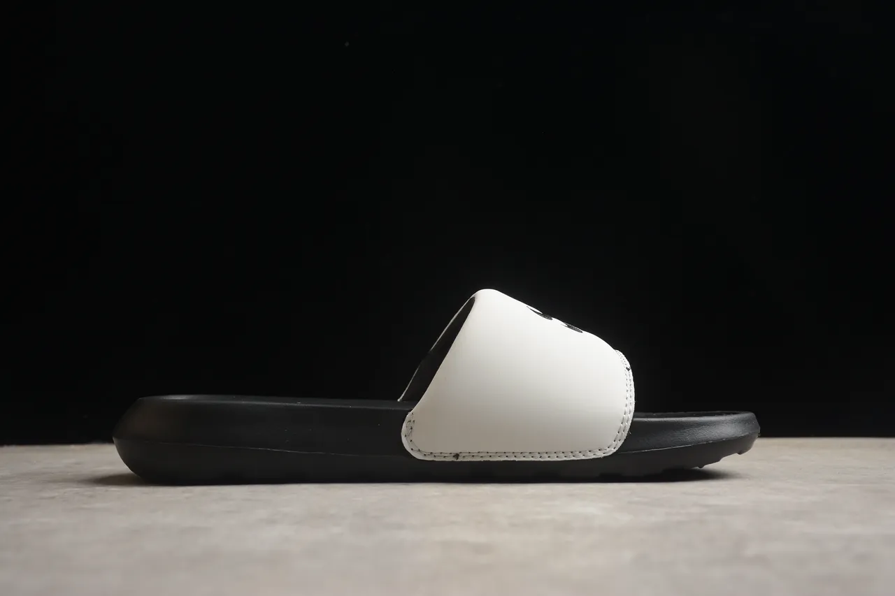 Nike Kawa Slide White Black Orange Slippers 11
