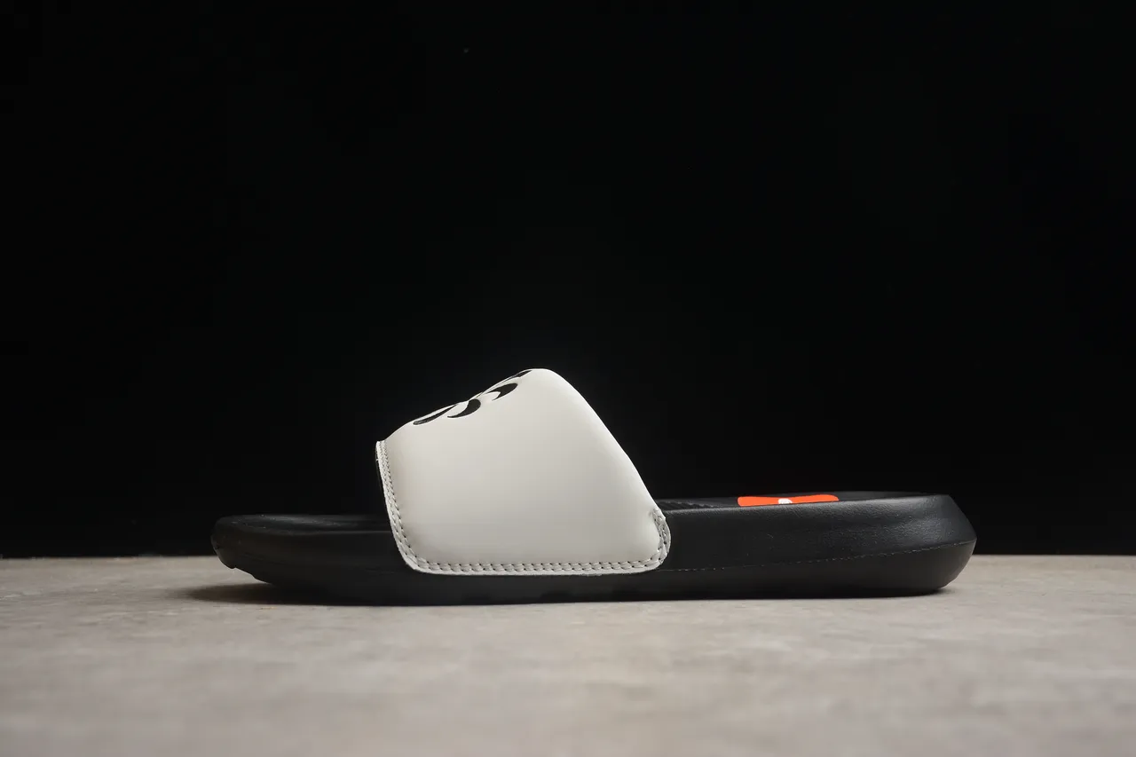 Nike Kawa Slide White Black Orange Slippers 13