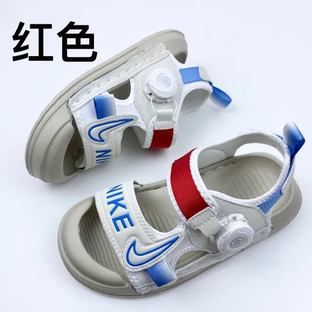 Nike Kids Multi-Strap Rotary Dial Casual Sandals 5