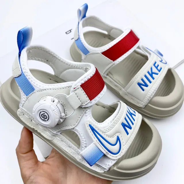 Nike Kids Multi-Strap Rotary Dial Casual Sandals 12