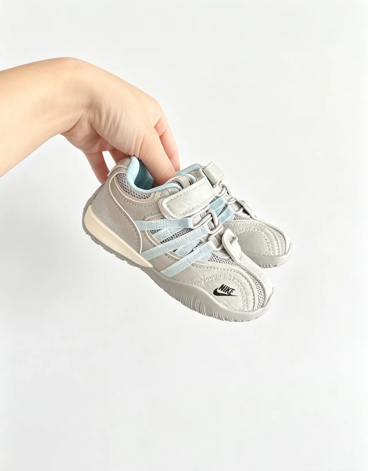 Nike Kids Velcro Strap Lifestyle Sneakers 4