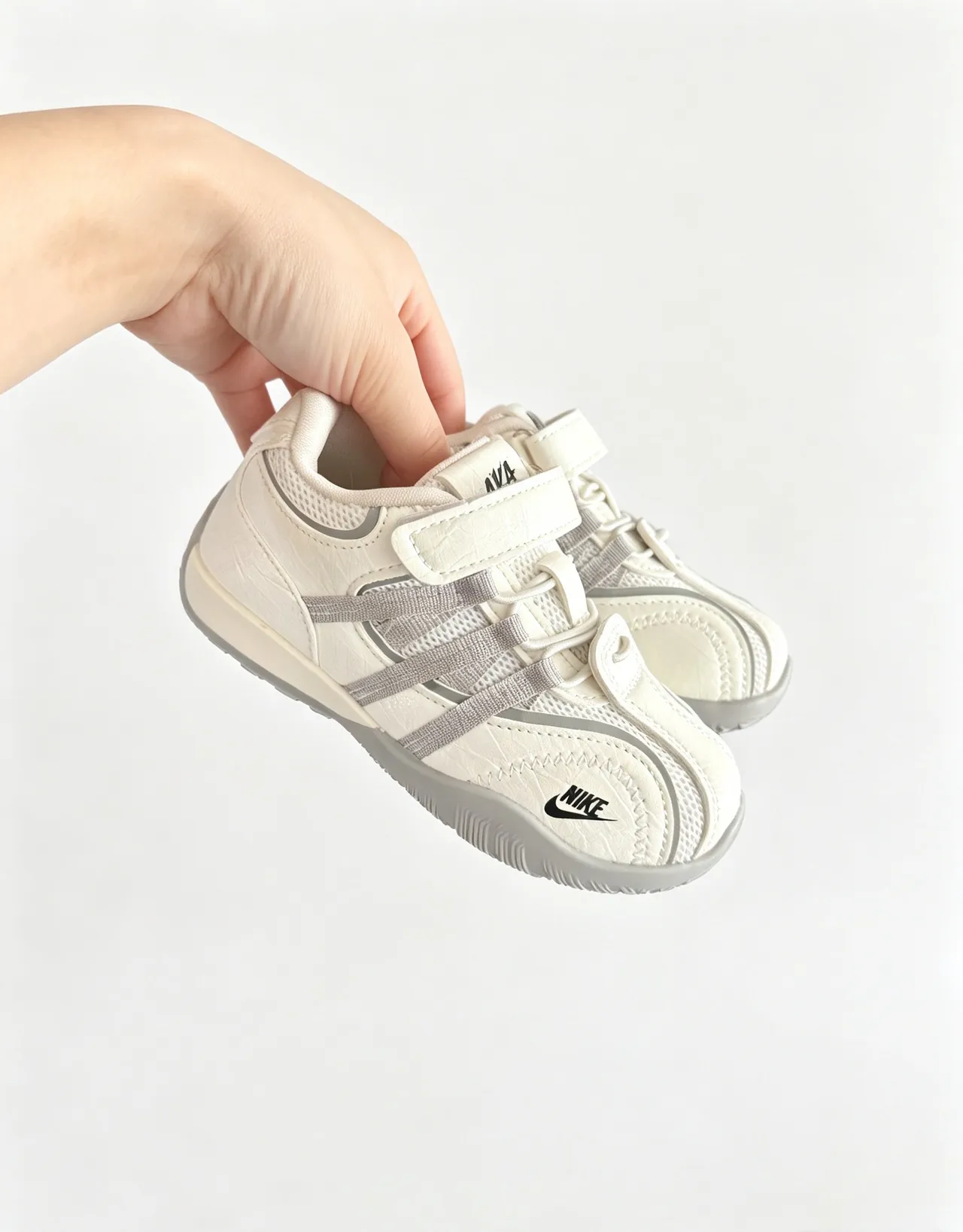 Nike Kids Velcro Strap Lifestyle Sneakers 13