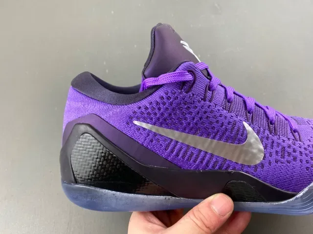 Nike Kobe Basketball Shoe Purple Black Silver Basketball Shoes 3