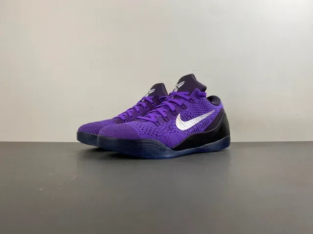 Nike Kobe Basketball Shoe Purple Black Silver Basketball Shoes 10