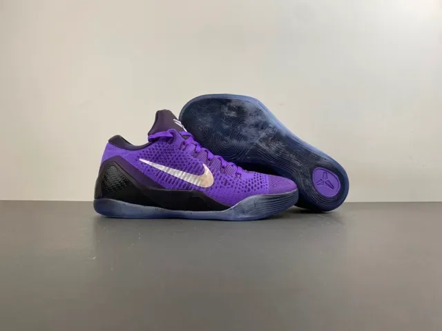 Nike Kobe Basketball Shoe Purple Black Silver Basketball Shoes 12