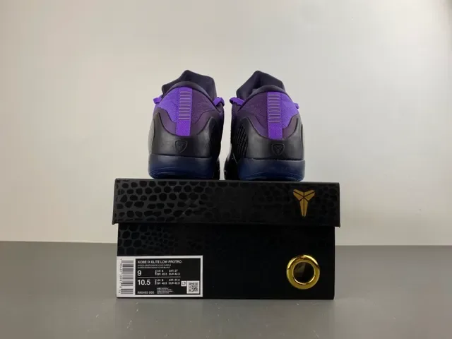 Nike Kobe Basketball Shoe Purple Black Silver Basketball Shoes 16
