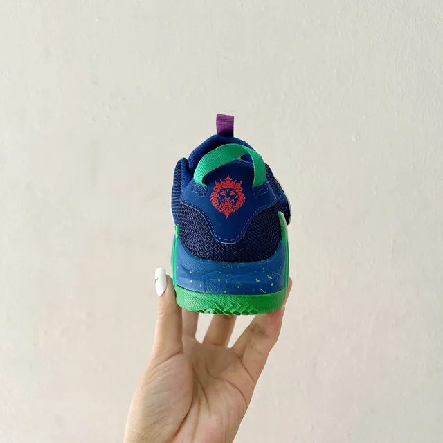 Nike LeBron Witness VII Blue Green Purple Basketball Shoes 13
