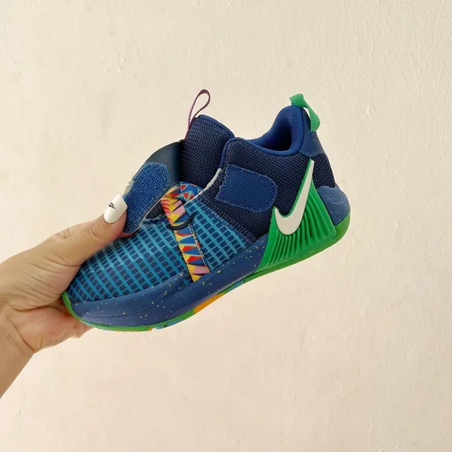 Nike LeBron Witness VII Blue Green Purple Basketball Shoes 15